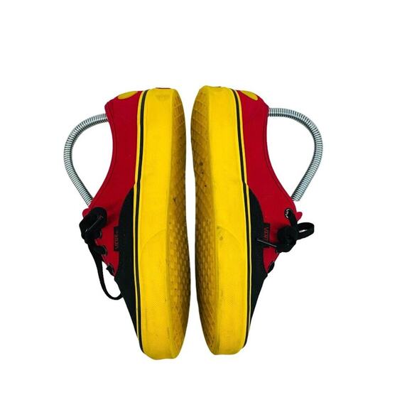Vans x Disney Unisex Mickey Red Black Yellow Sneakers Shoes Size M 5 W 6.5 - Picture 6 of 10